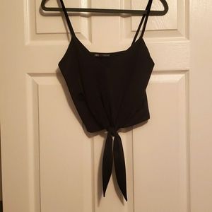Zara Tied Knot Crop Top